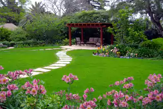 landscaped garden